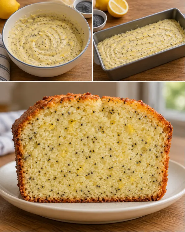 Маслен кекс с лимон и мак