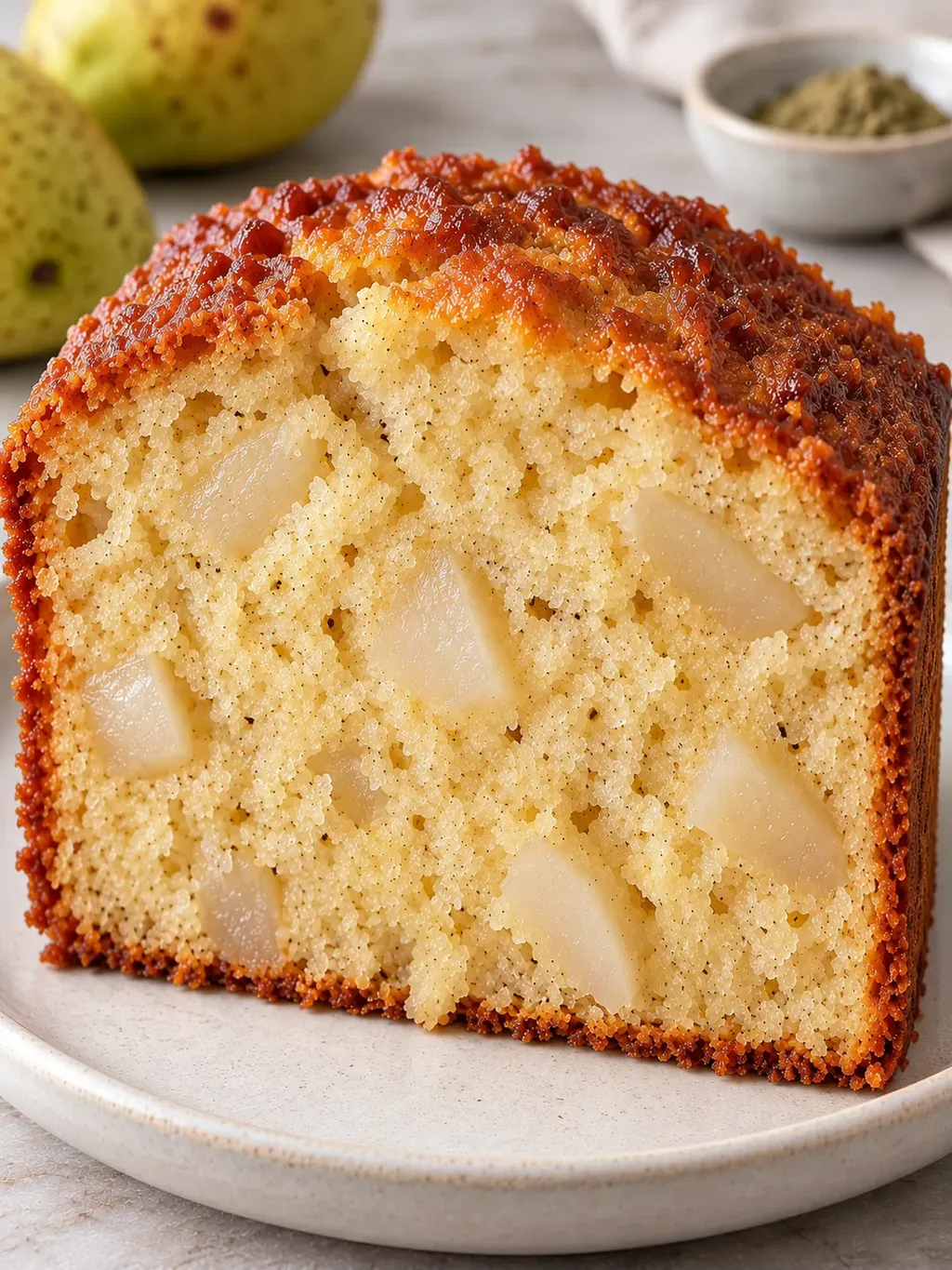Маслен кекс с кардамон и круша