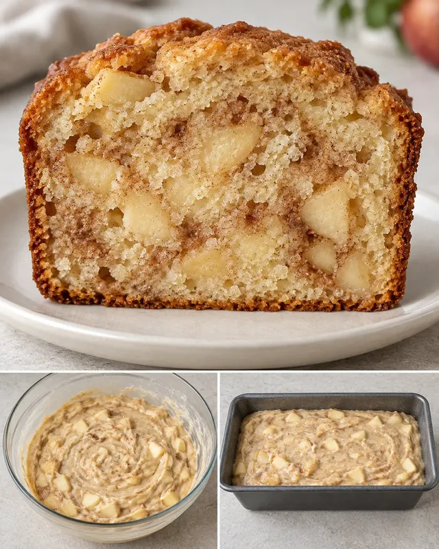 Маслен кекс с канела и ябълка