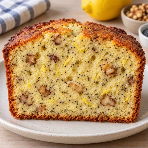 Маслен кекс с лимон и мак — орехи