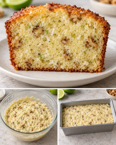 Маслен кекс с кокос и лайм — орехи