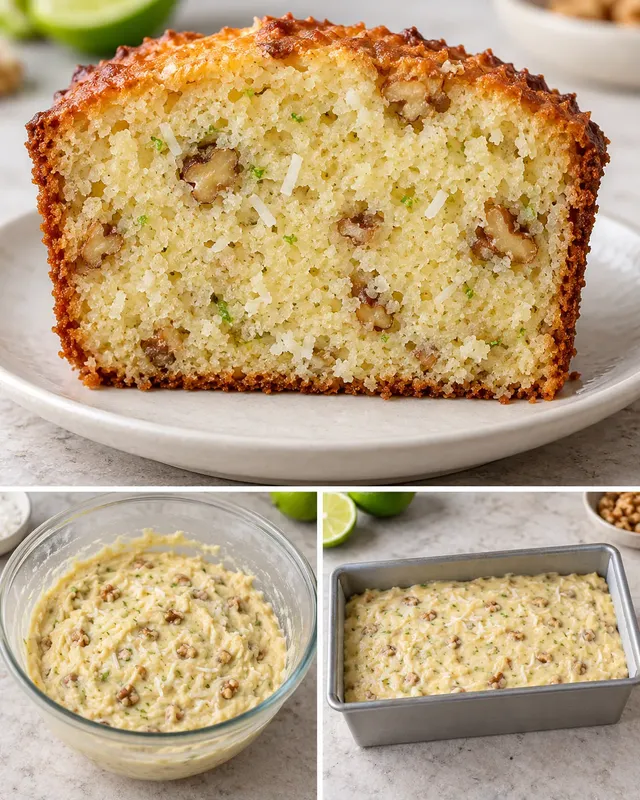 Маслен кекс с кокос и лайм — орехи
