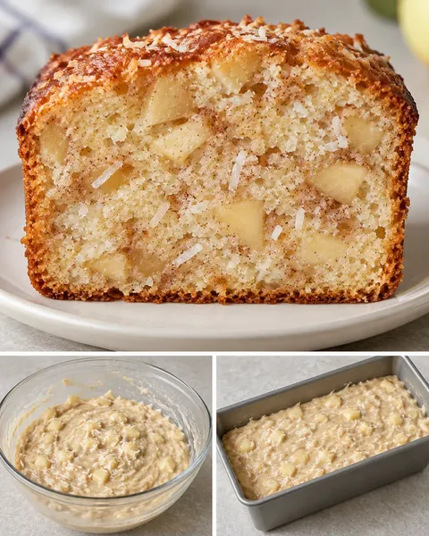 Маслен кекс с канела и ябълка — кокос