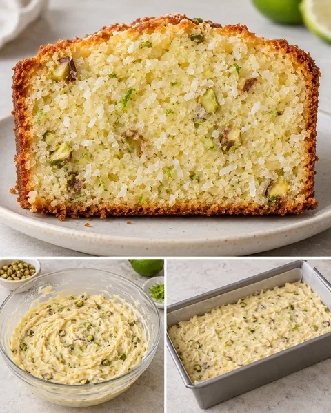 Маслен кекс с кокос и лайм — шамфъстък
