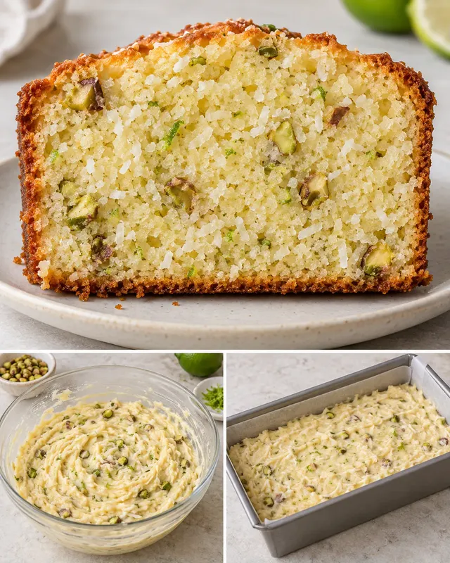 Маслен кекс с кокос и лайм — шамфъстък