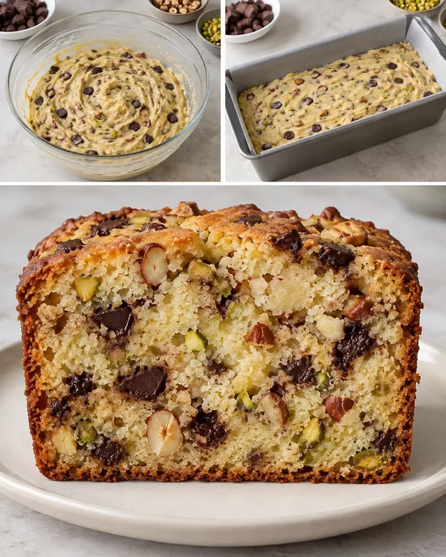 Маслен кекс с шоколад и лешници — шамфъстък